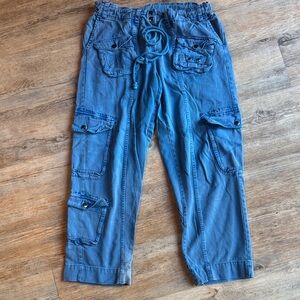 Free People Blue Pants, with flaw
